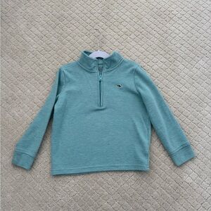 Vineyard Vines Boy’s Blue Quarter-Zip Sweatshirt Sweater Pullover
